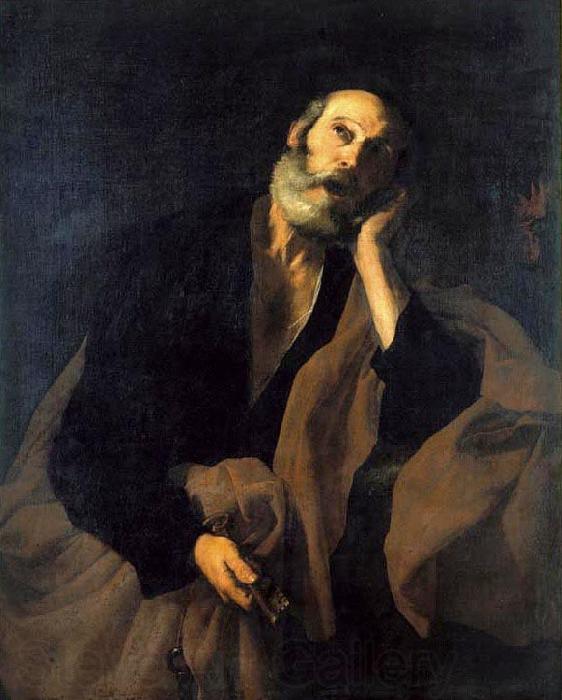 Jose de Ribera Arrependimento de Sao Pedro Spain oil painting art